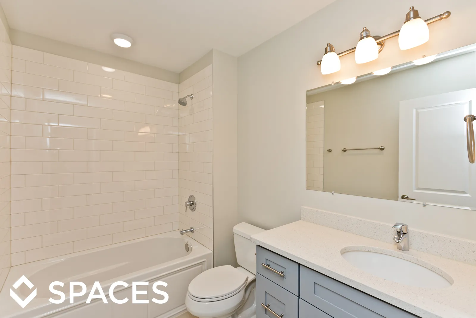 model living room apartment at Hazel Place Apartments