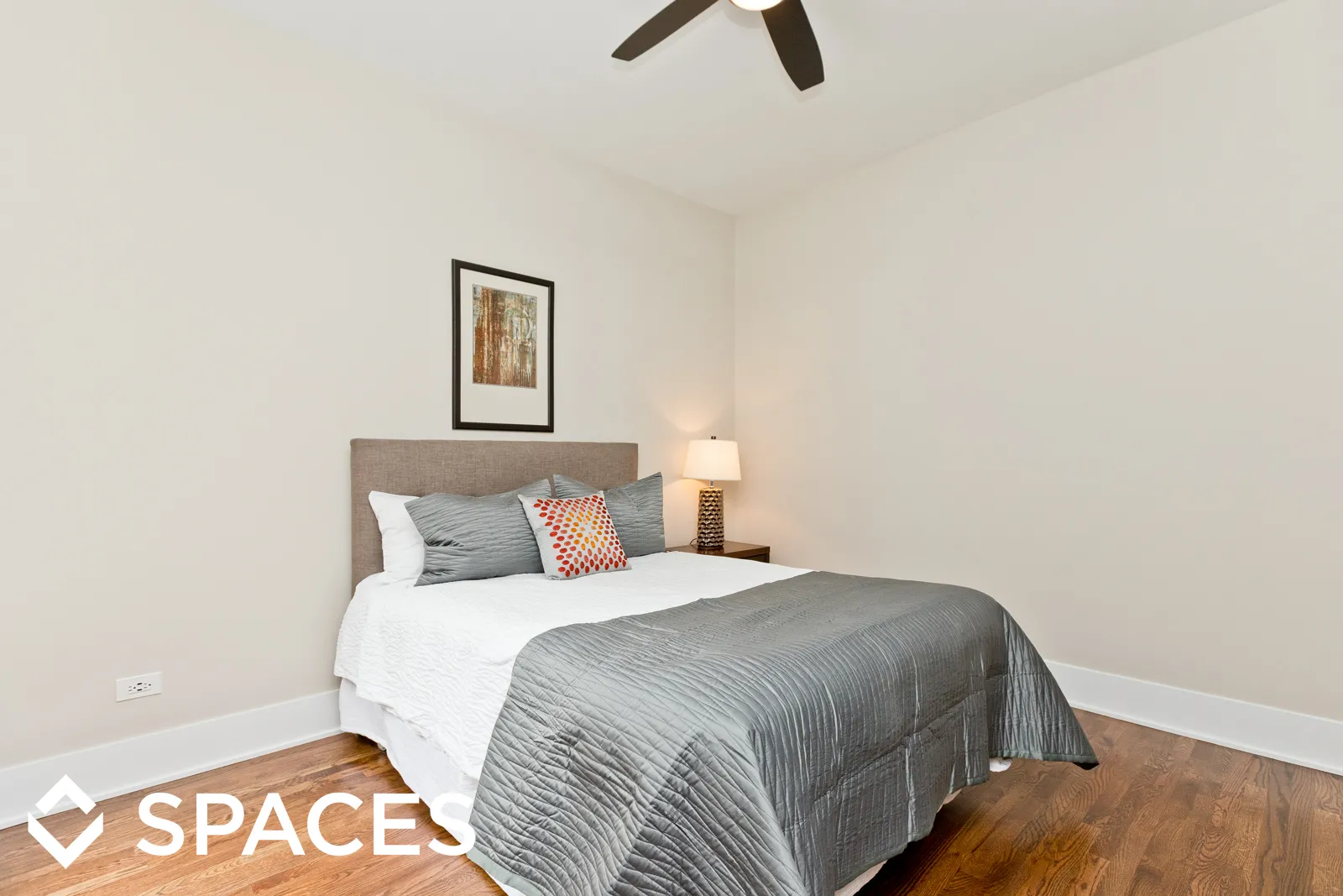 model living room apartment at Hazel Place Apartments