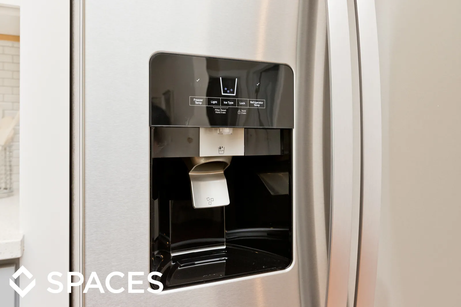 model living room apartment at Hazel Place Apartments