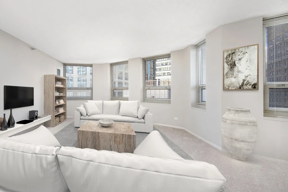 750 N Rush, One Bedroom, Living Room