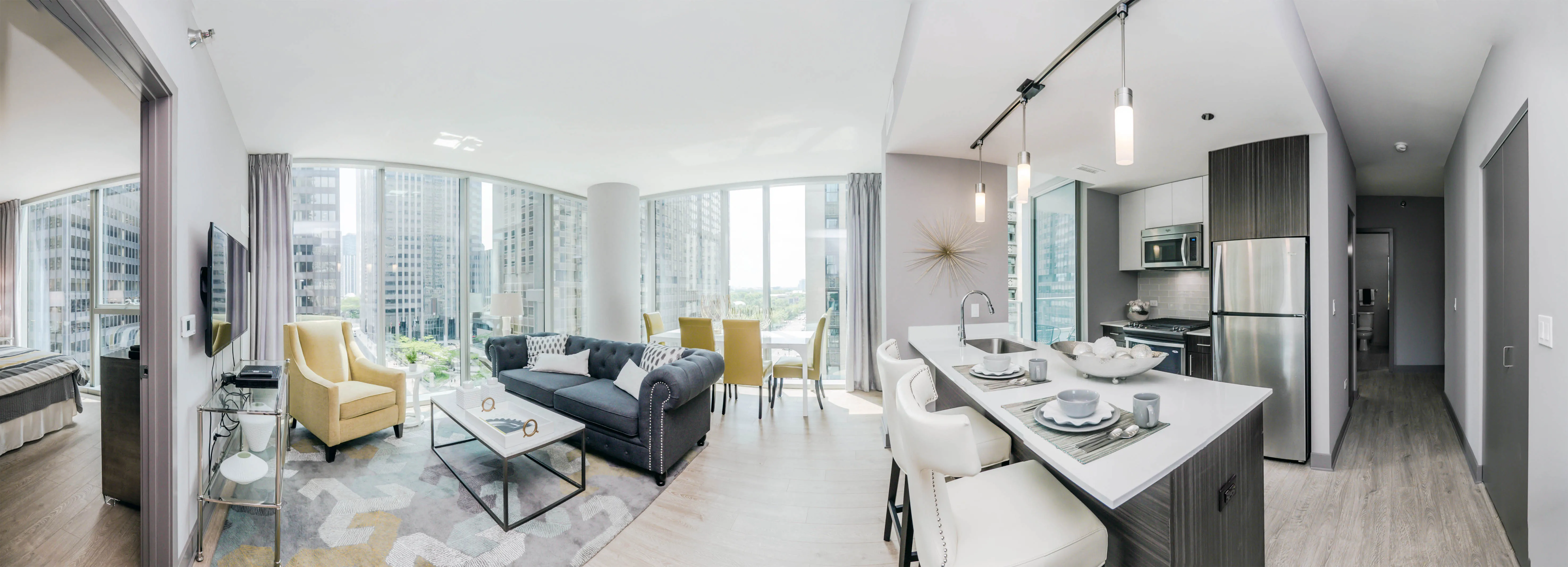 rendering of Mila Apartments in the Chicago Loop