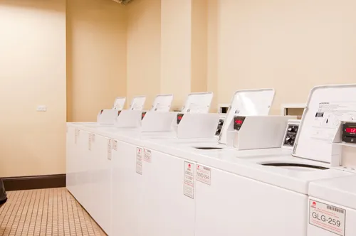 kitchen with white cabinets at 860 Hinman Apartments in Evanston Illinois