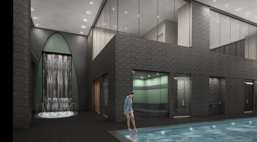 sky lounge at 73 East Lake Apartments in the Chicago Loop