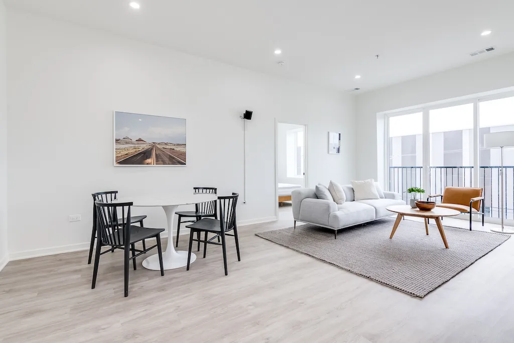 living at Addams Co-living Apartments in University Village, Chicago