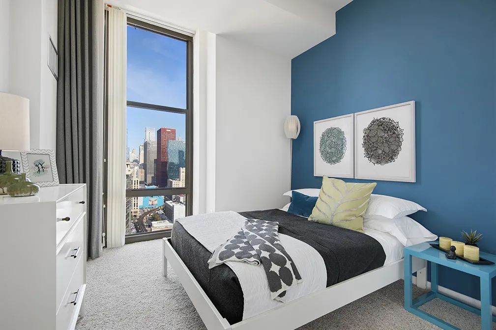 Spacious Bathroom at Astoria Tower Chicago Apartments in the South Loop