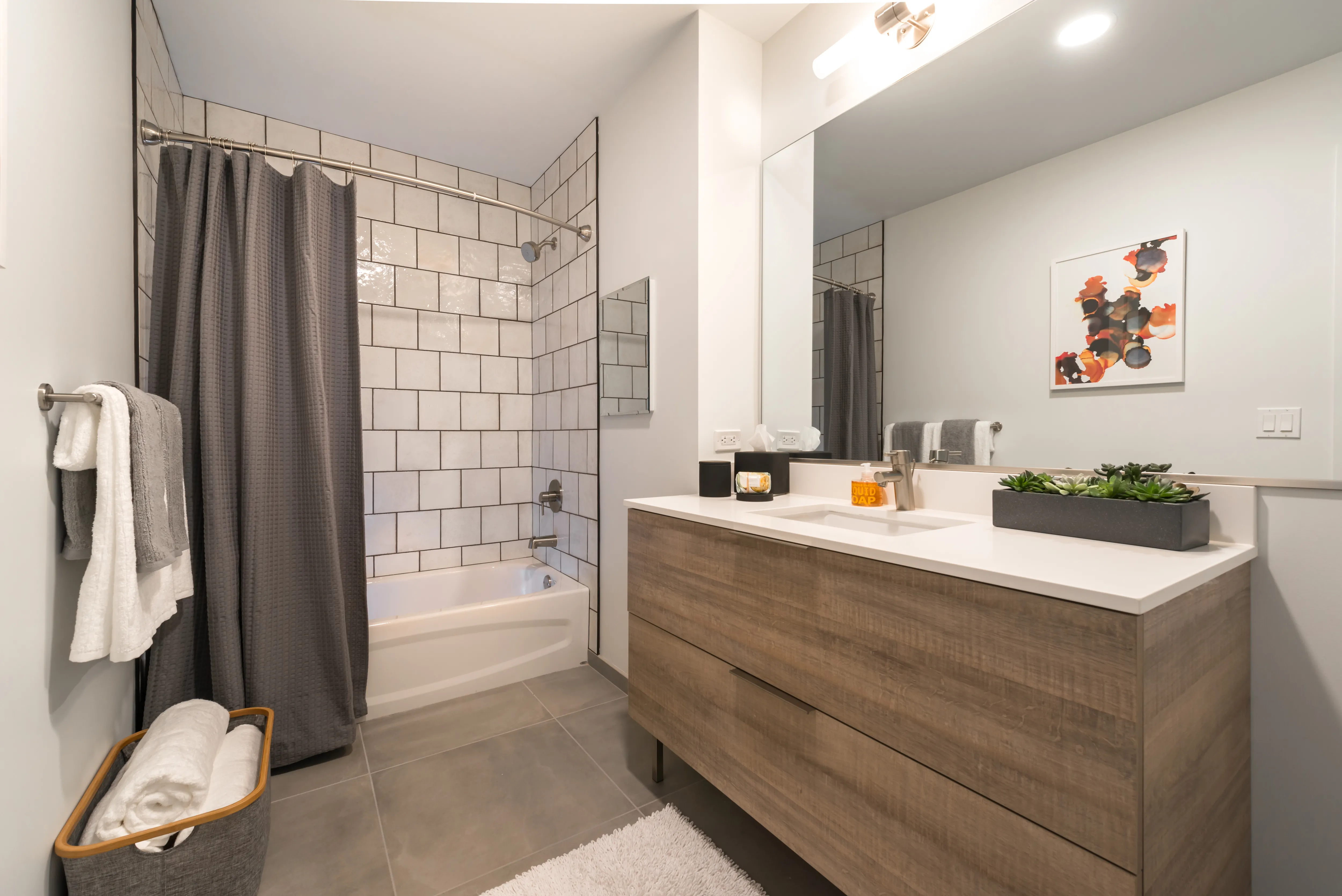 luxury kitchen and island at Aurélien Apartments in Gold Coast Chicago