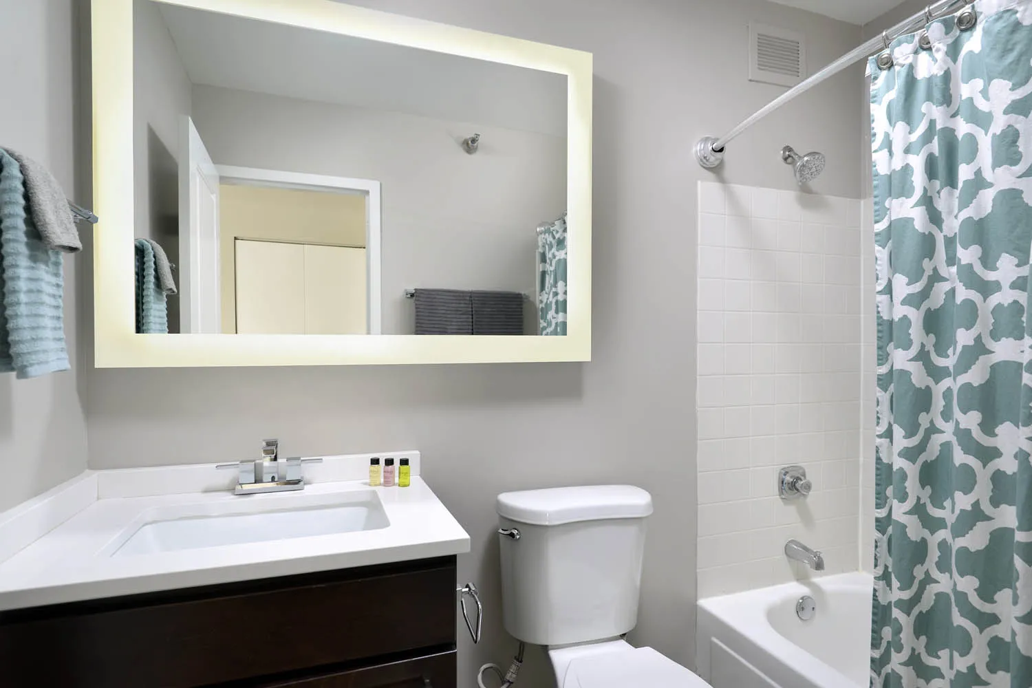 Bathroom at 420 E Ohio Apartments in Streeterville Chicago