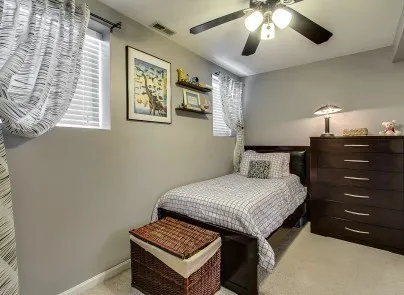 Patio with furniture