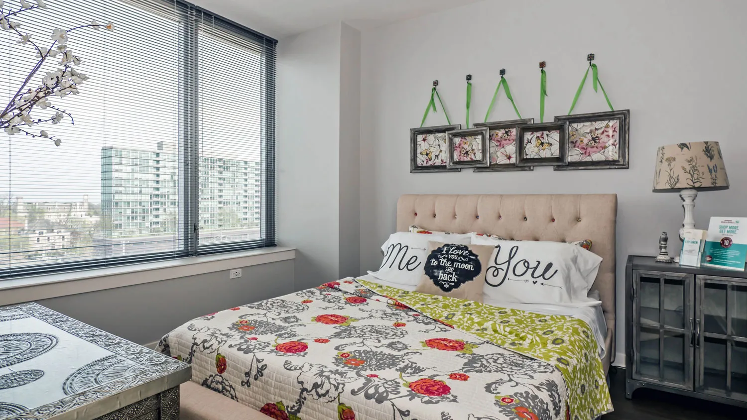 a type model kitchen at E2 Apartments in Evanston IL