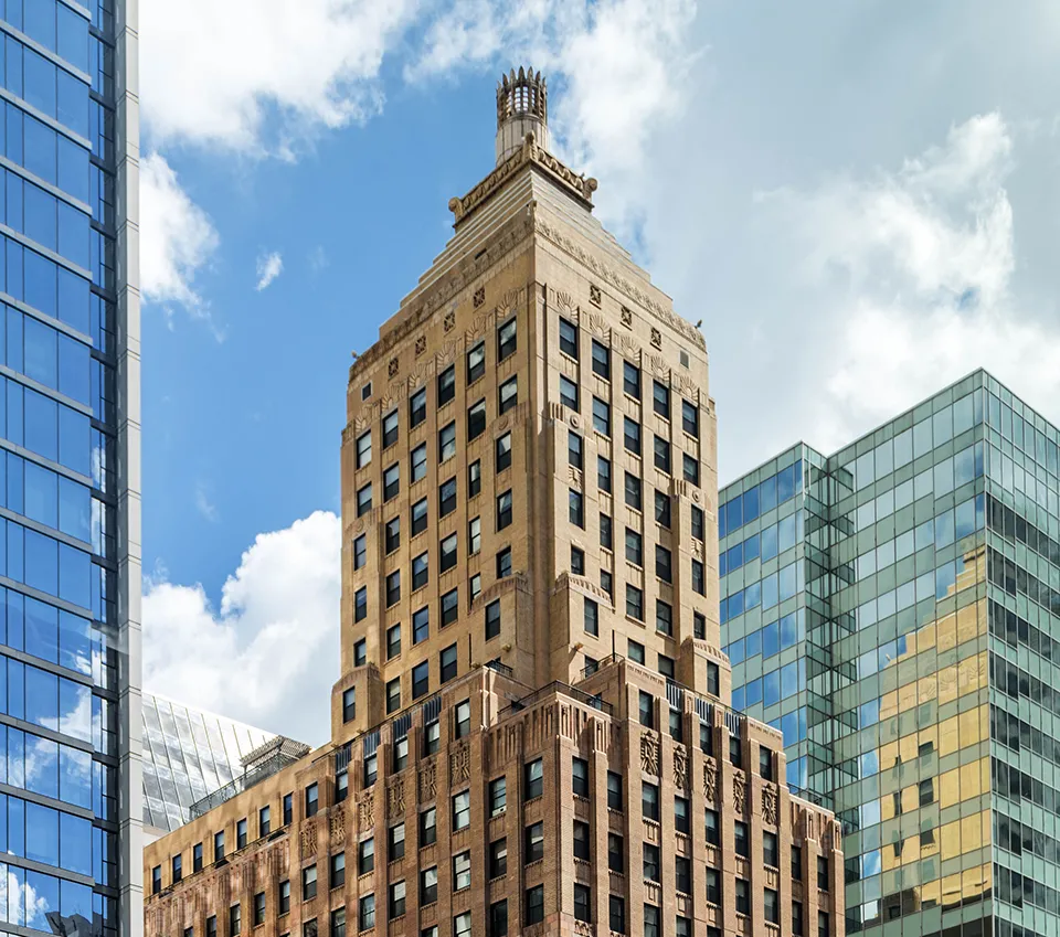 living room shot at Century Tower apartments for rent
