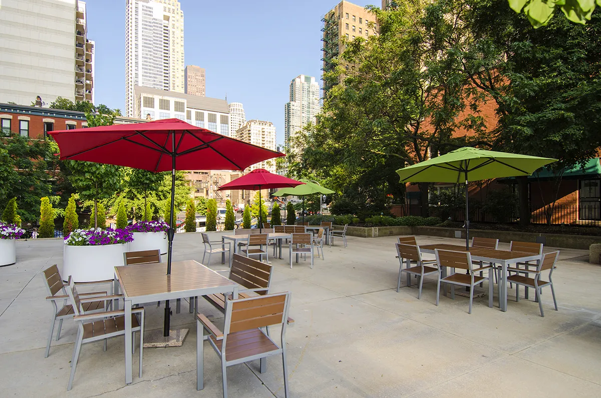 55 W Chestnut, One Bedroom Patio