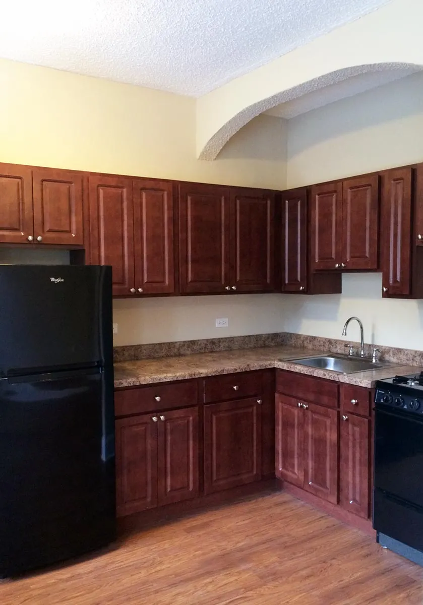 front of the The Ella Apartments in Hyde Park Chicago