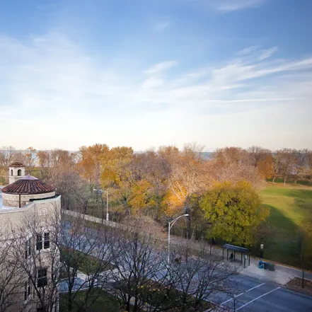 building exterior at Reside at 6900 Apartments in Chicago