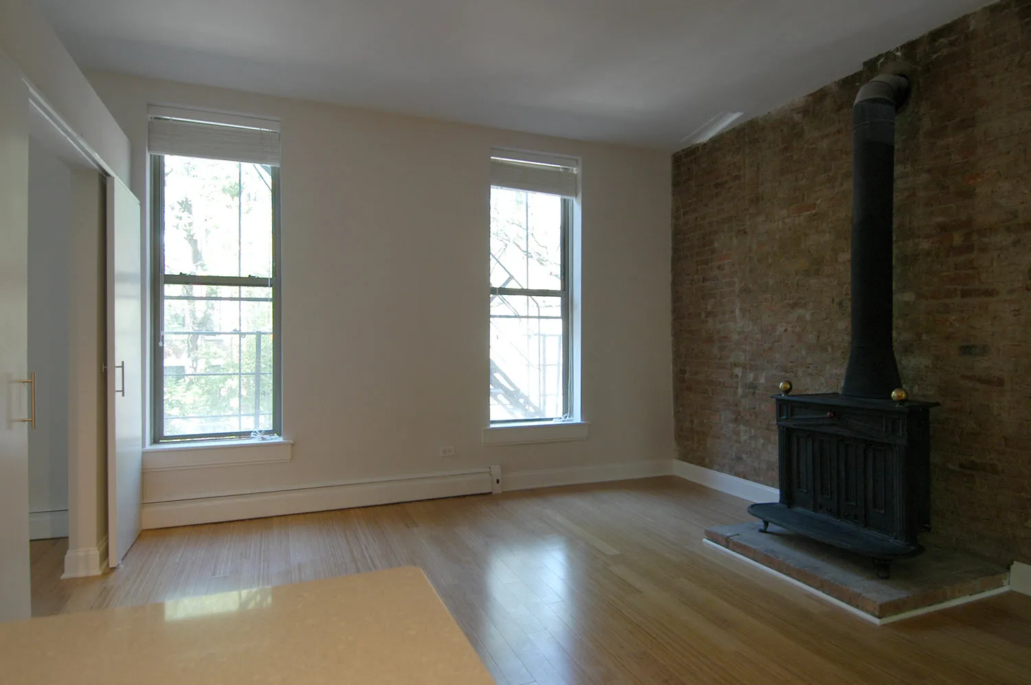 kitchen at Reside on Clark Apartments at 2200 N. Clark in Chicago