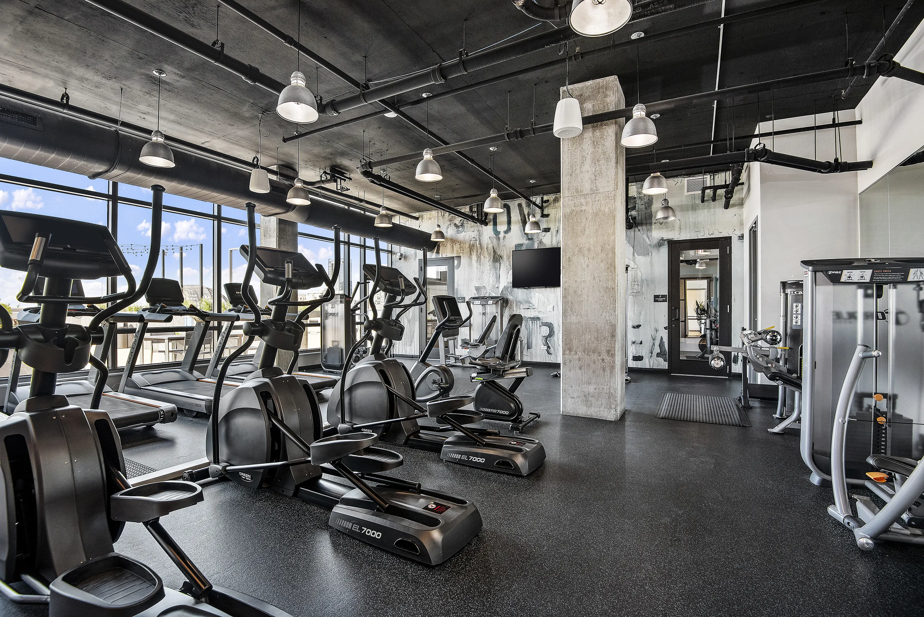 Fitness Center with Peloton Bikes