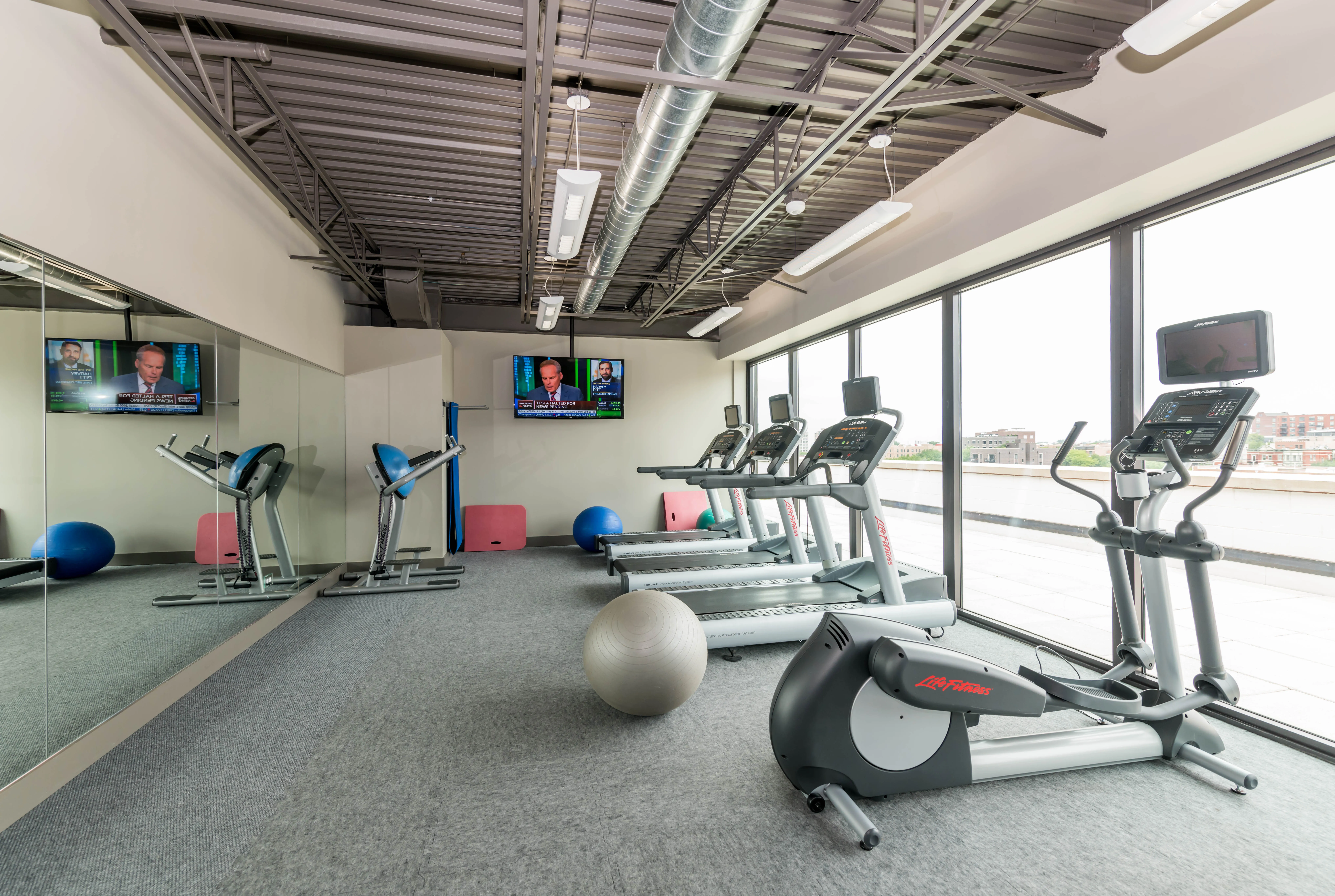 model unit living room at The Scott Residences Apartments in Old Town