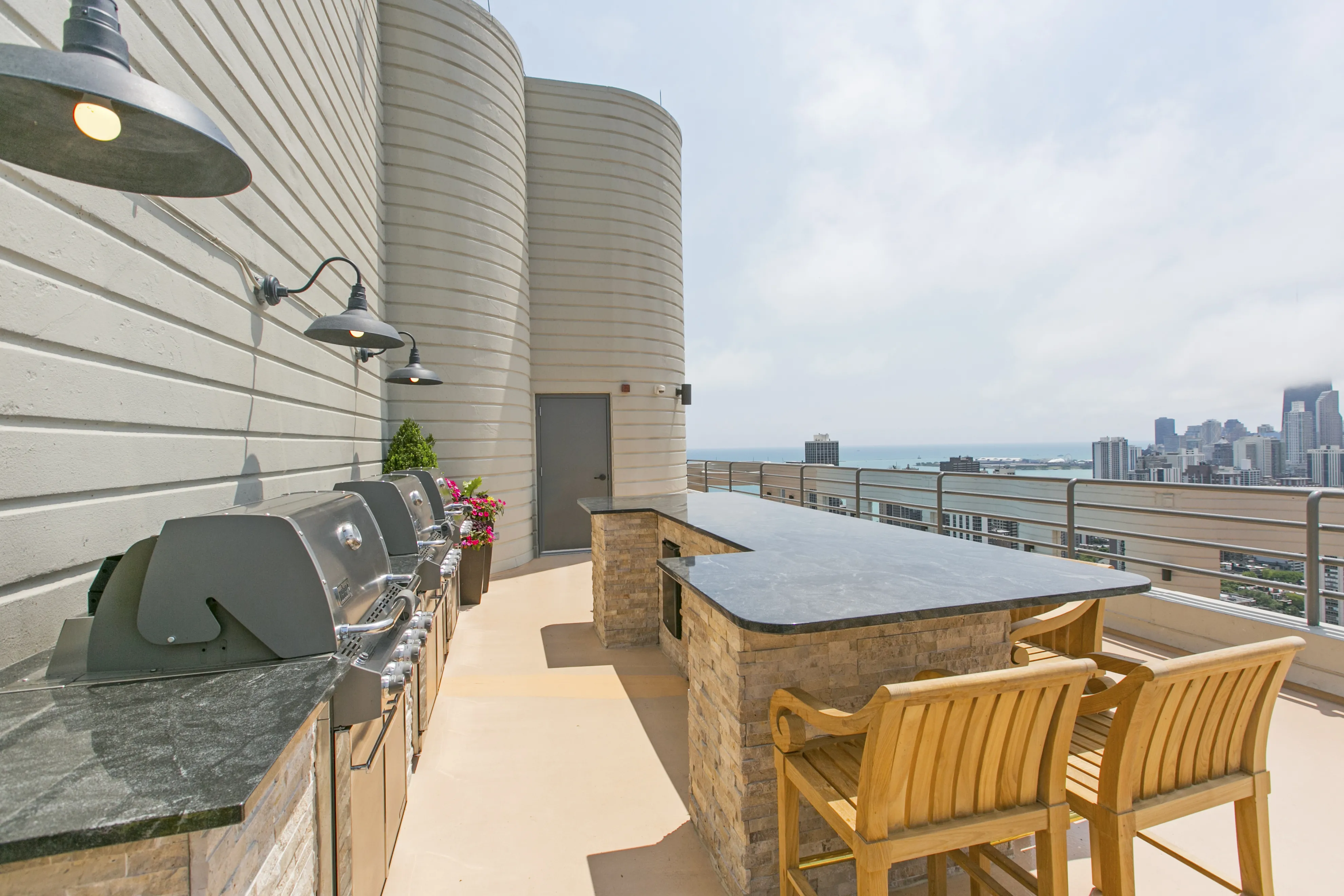one bedroom model unit at Eugenie Terrace on the Park Apartments