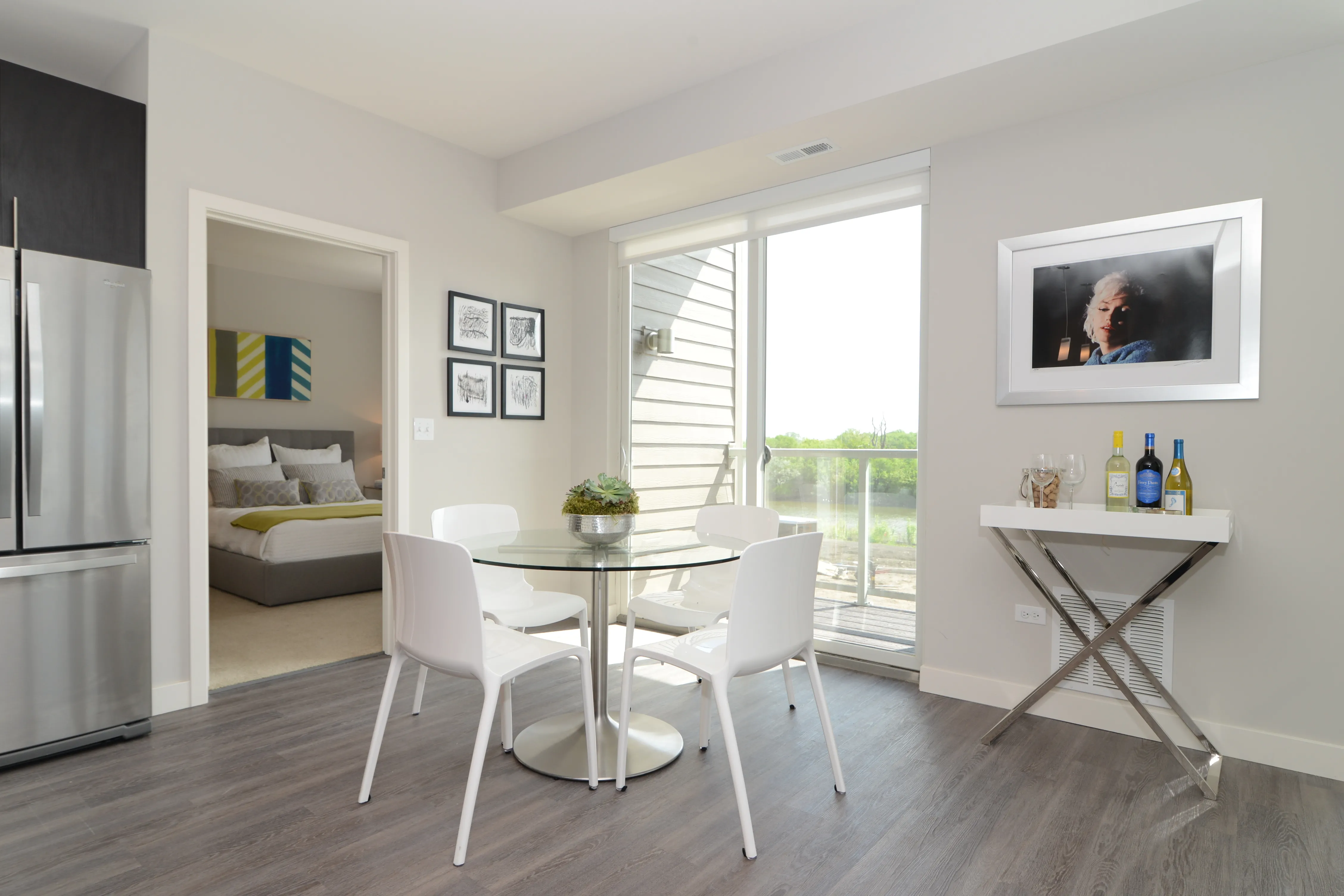 outdoor pools at Woodview Deerfield Apartments