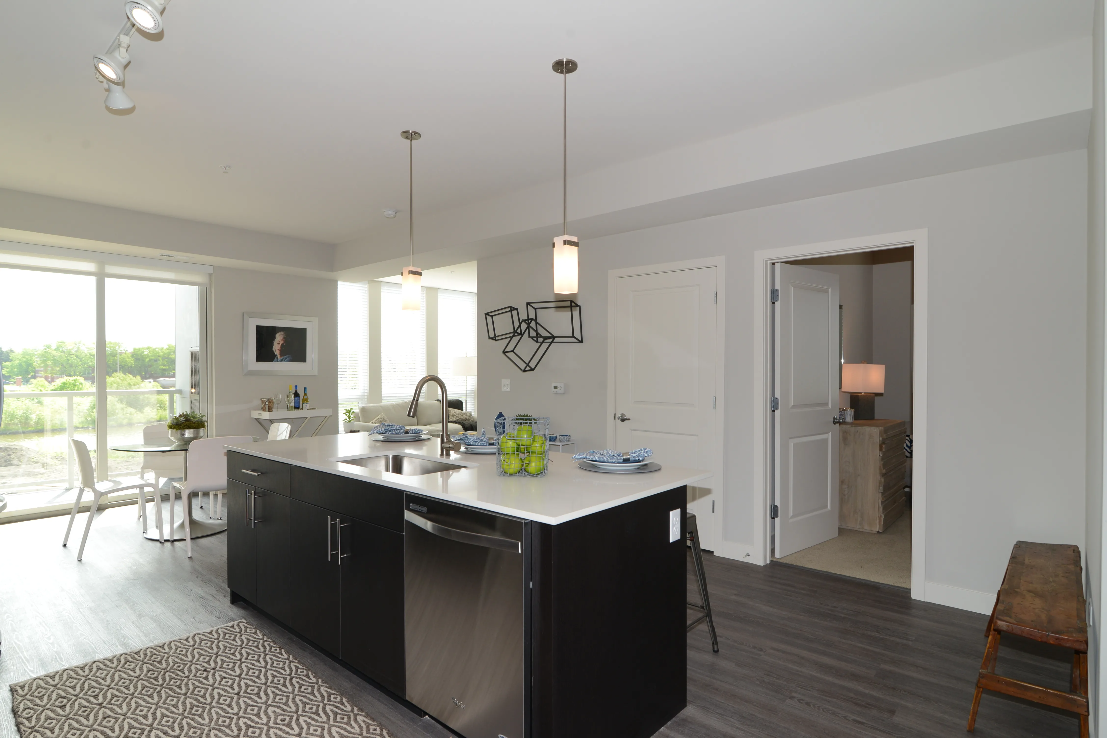 outdoor pools at Woodview Deerfield Apartments