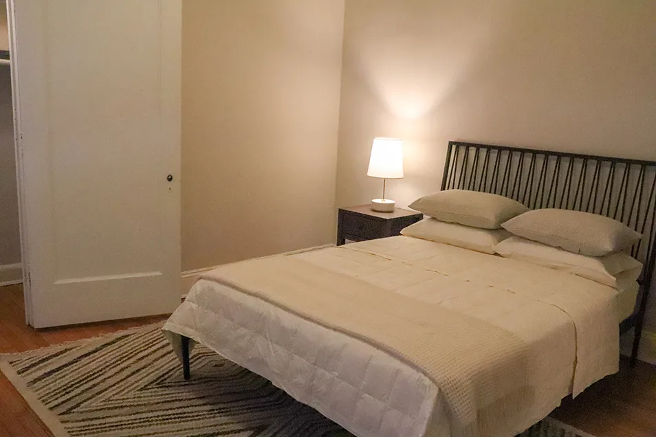 vintage luxury living room at Park Fullerton by Reside Apartments