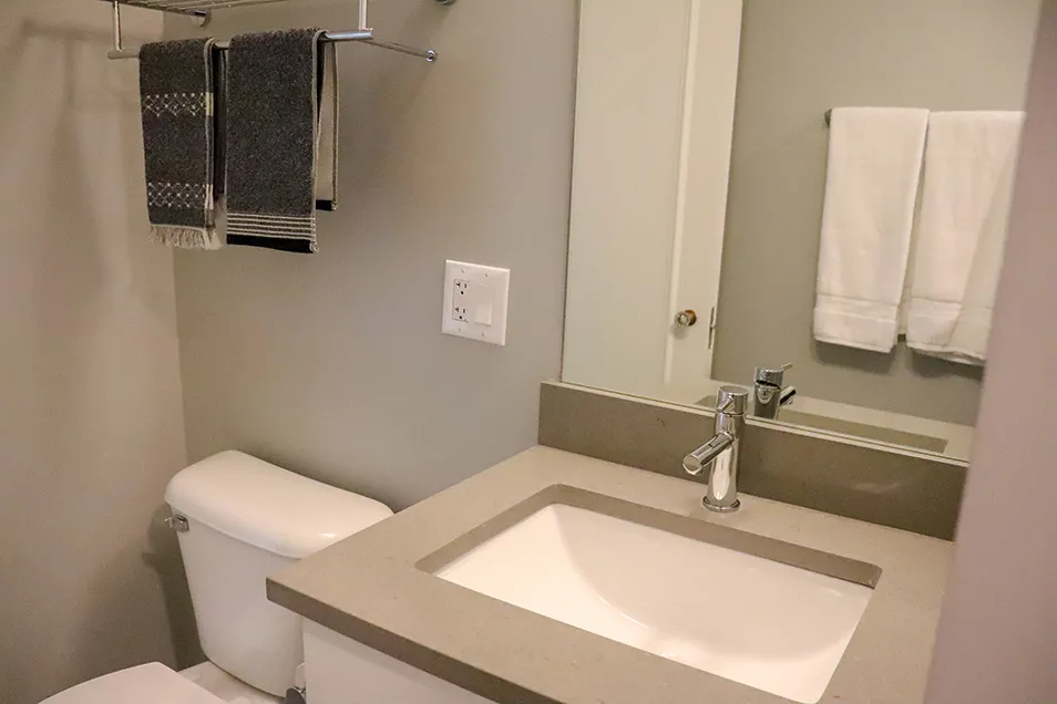 vintage luxury living room at Park Fullerton by Reside Apartments