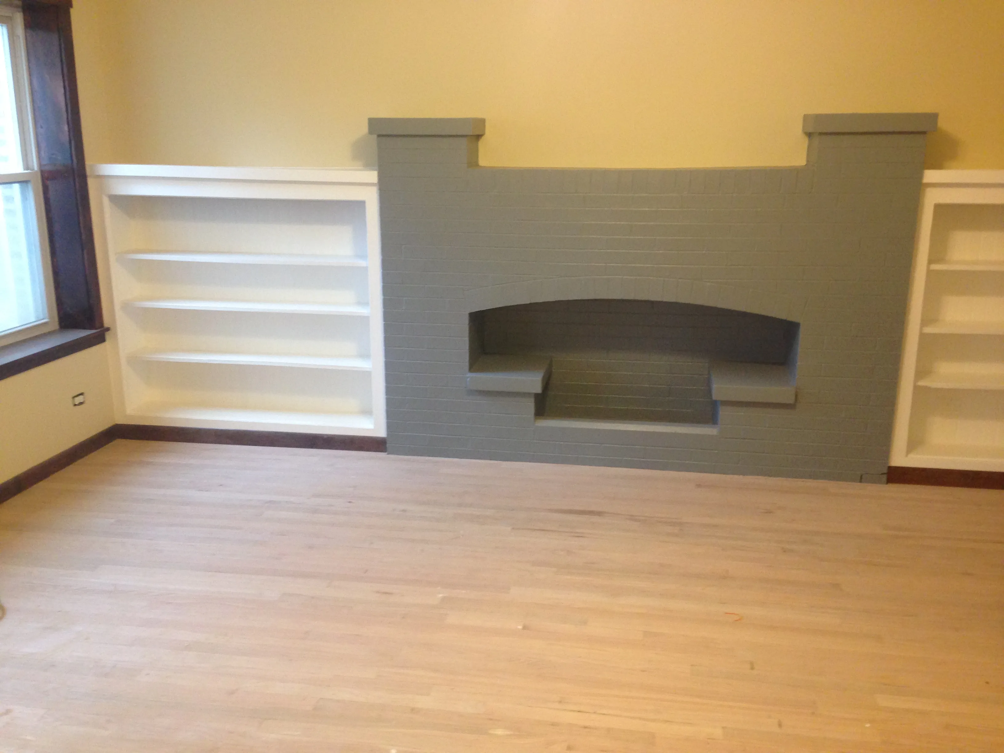 Late spring looking west from sunroom