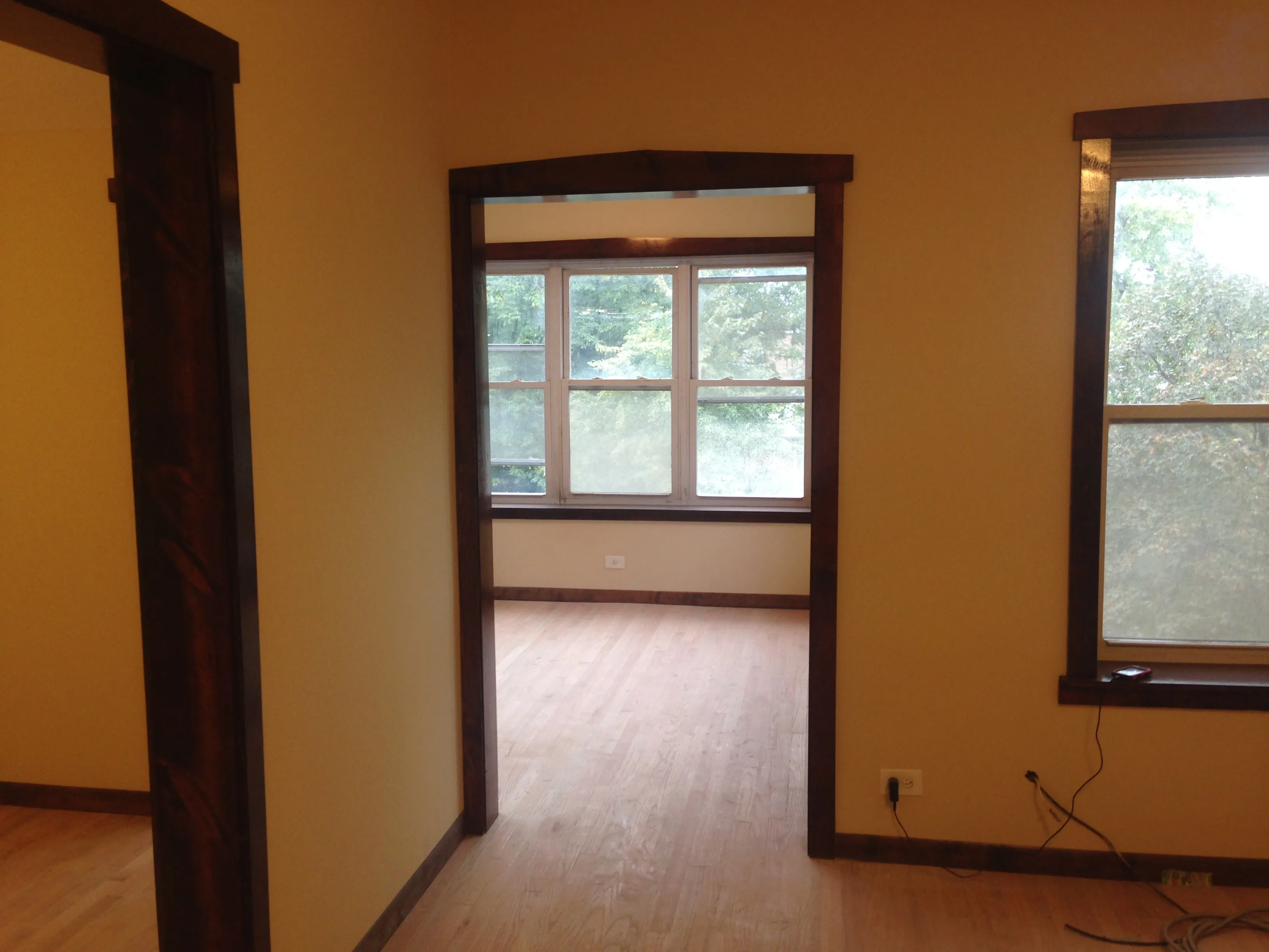 Building frontage early spring