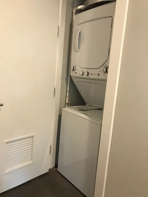 furnished luxury kitchen and living room at The Westerner Apartments