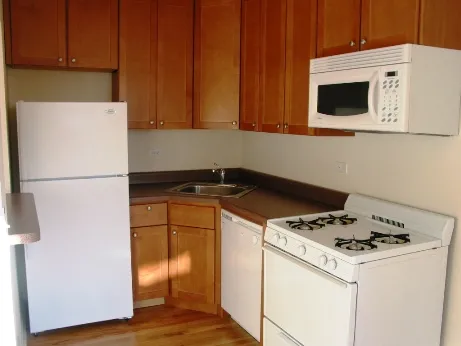 light brick and terra cotta roof at Wolcott Terrace Apartments