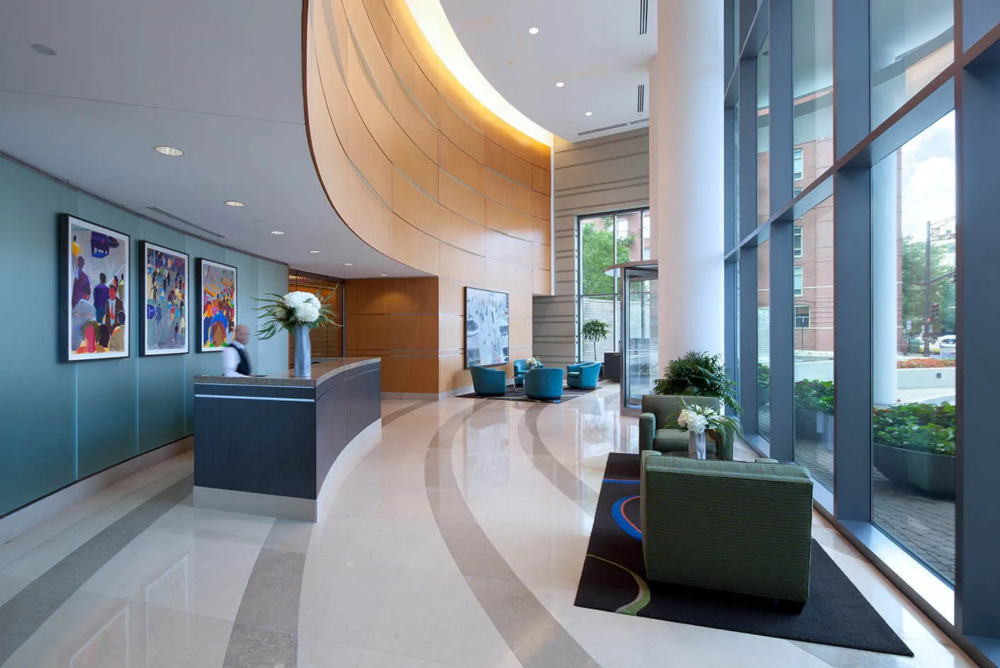 Lobby at Kingsbury Plaza