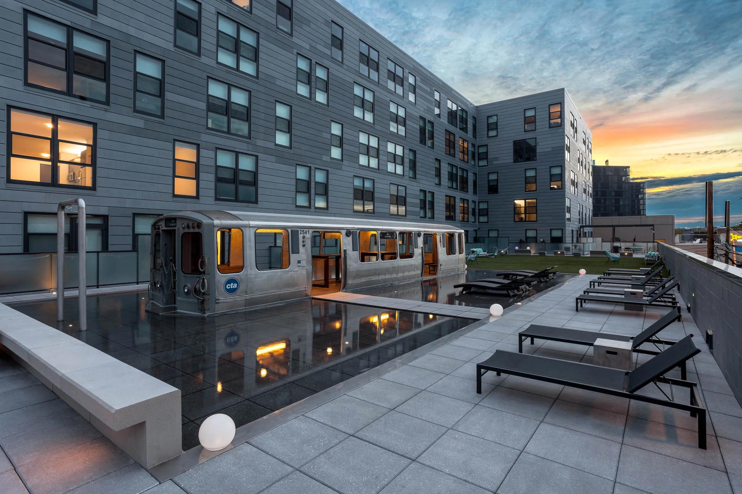 living room, breakfast area and kitchen at L Logan Apartments
