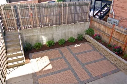 Garden view from patio