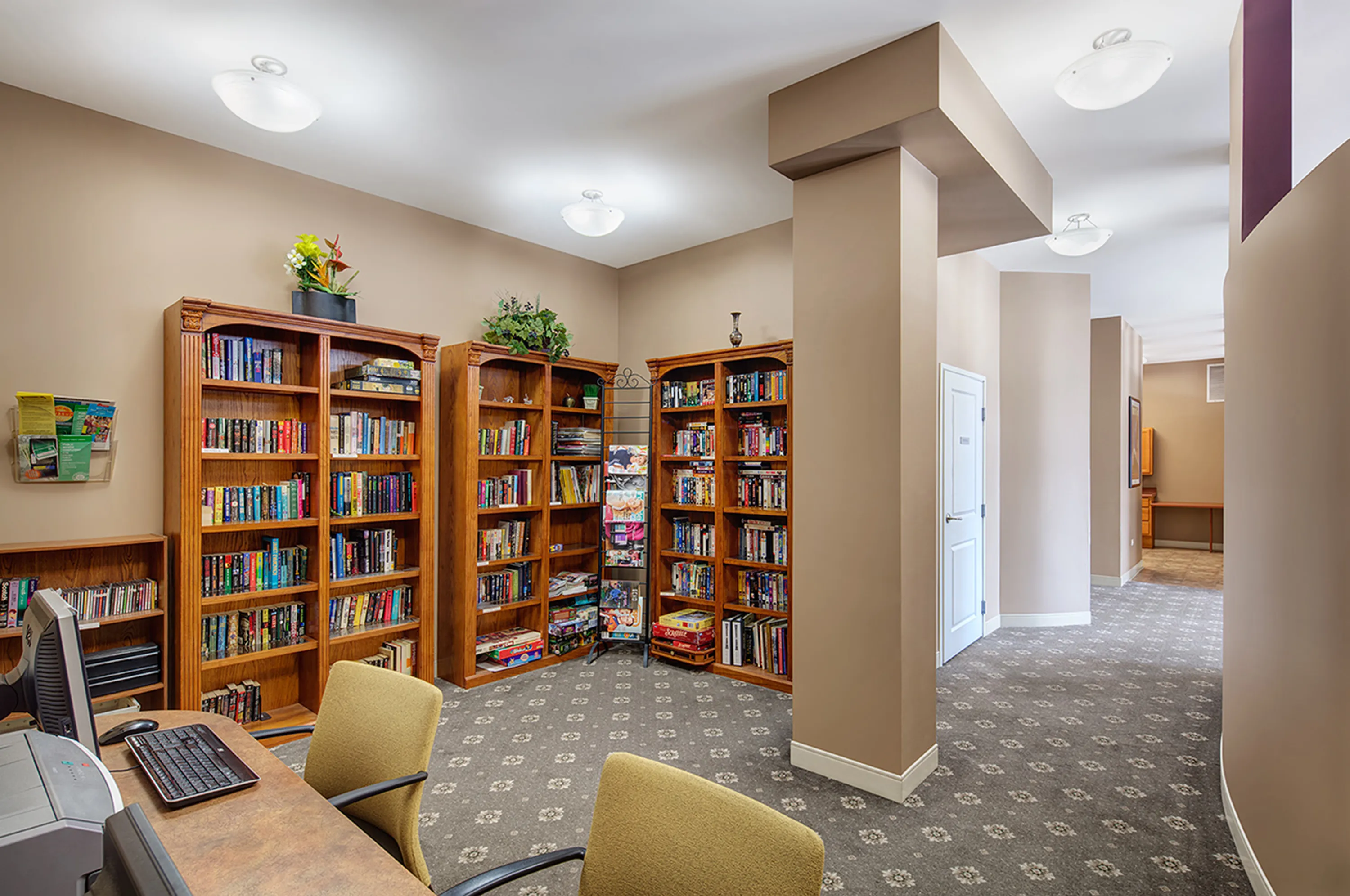 living area at Renaissance Saint Luke Senior Apartments