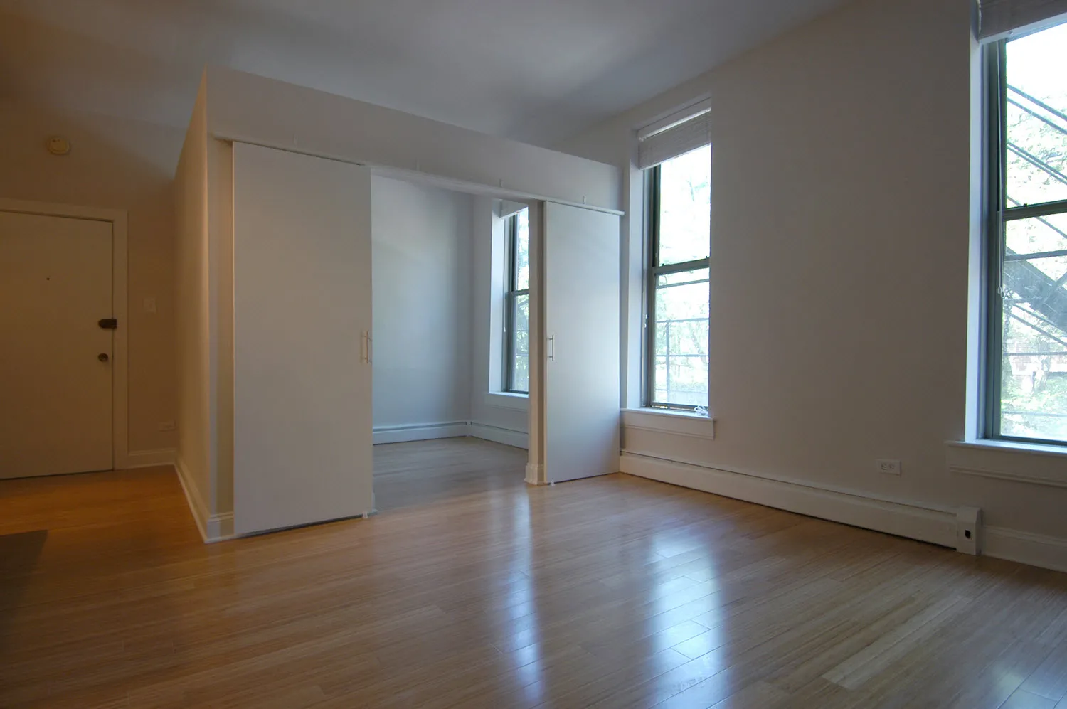 kitchen at Reside on Clark Apartments at 2200 N. Clark in Chicago