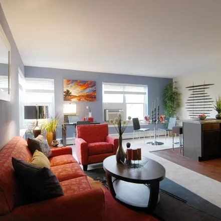 building exterior at Reside at 6900 Apartments in Chicago