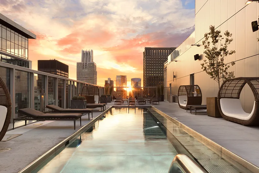 rendering of Mila Apartments in the Chicago Loop