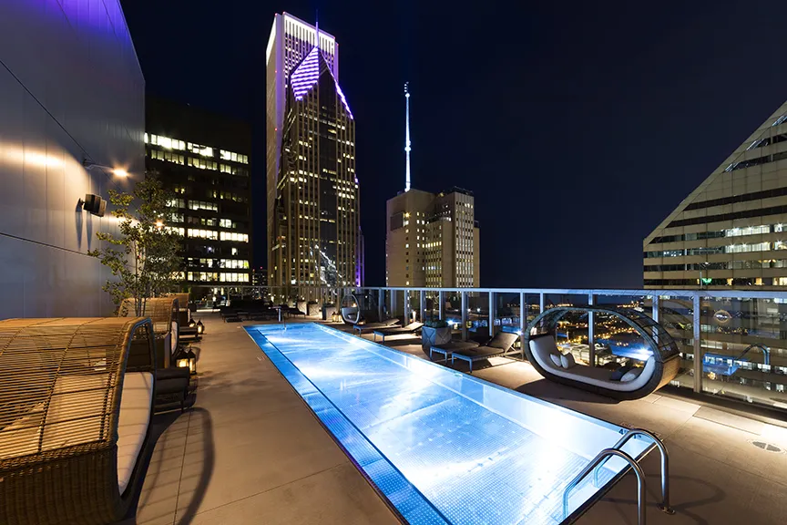 rendering of Mila Apartments in the Chicago Loop