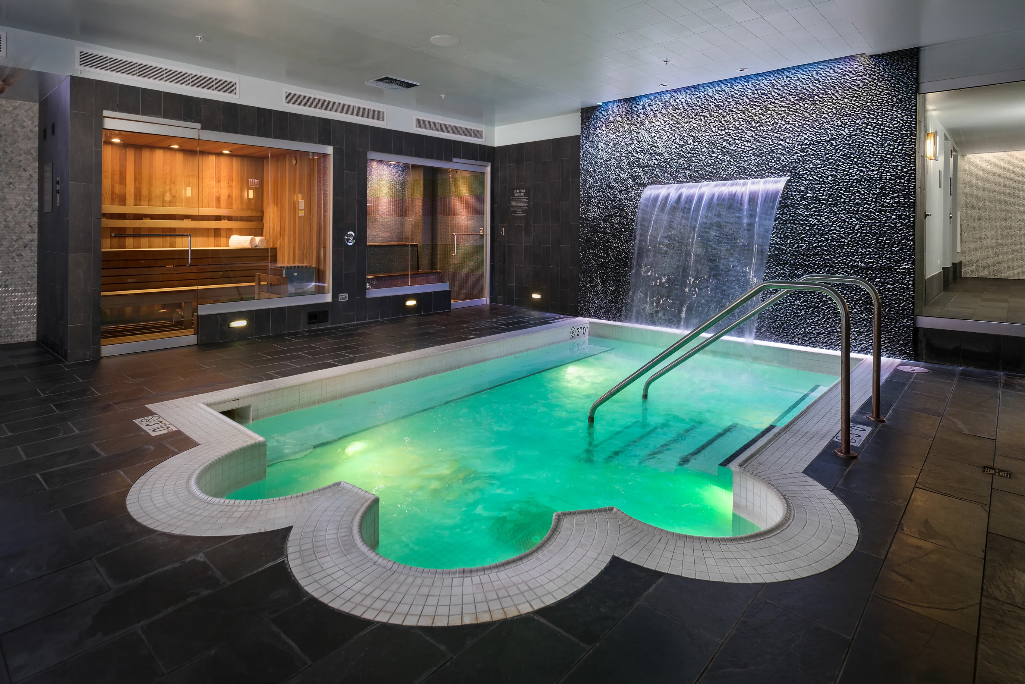 Dramatic city views from floor-to-ceiling windows in every residence