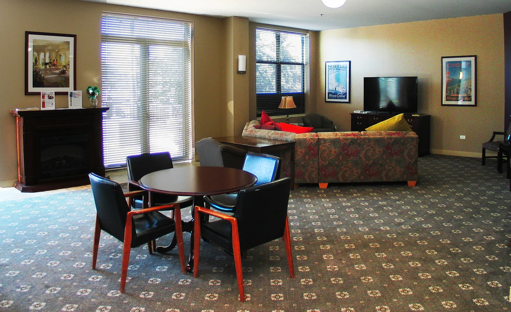 living area at Renaissance Saint Luke Senior Apartments