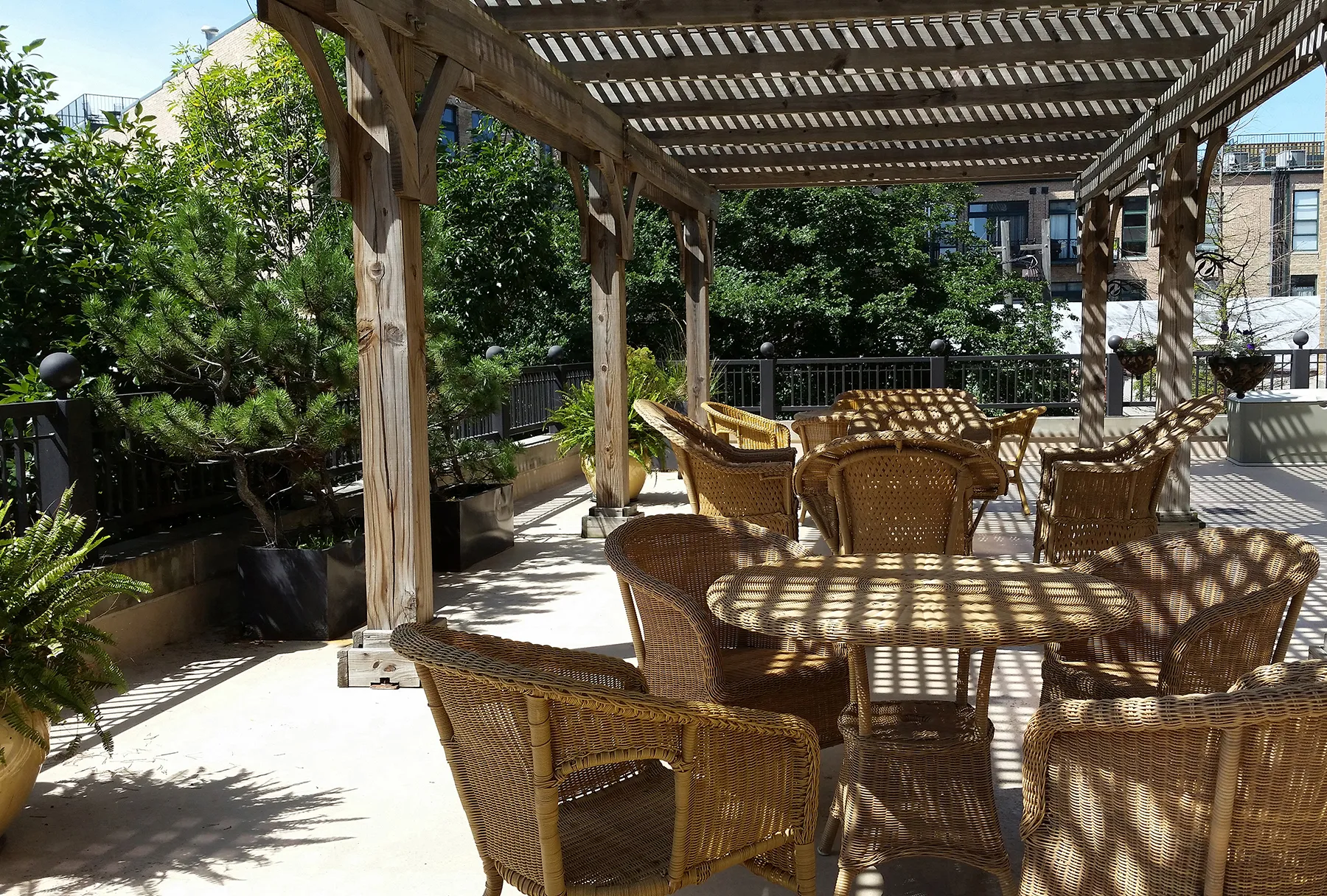living area at Renaissance Saint Luke Senior Apartments