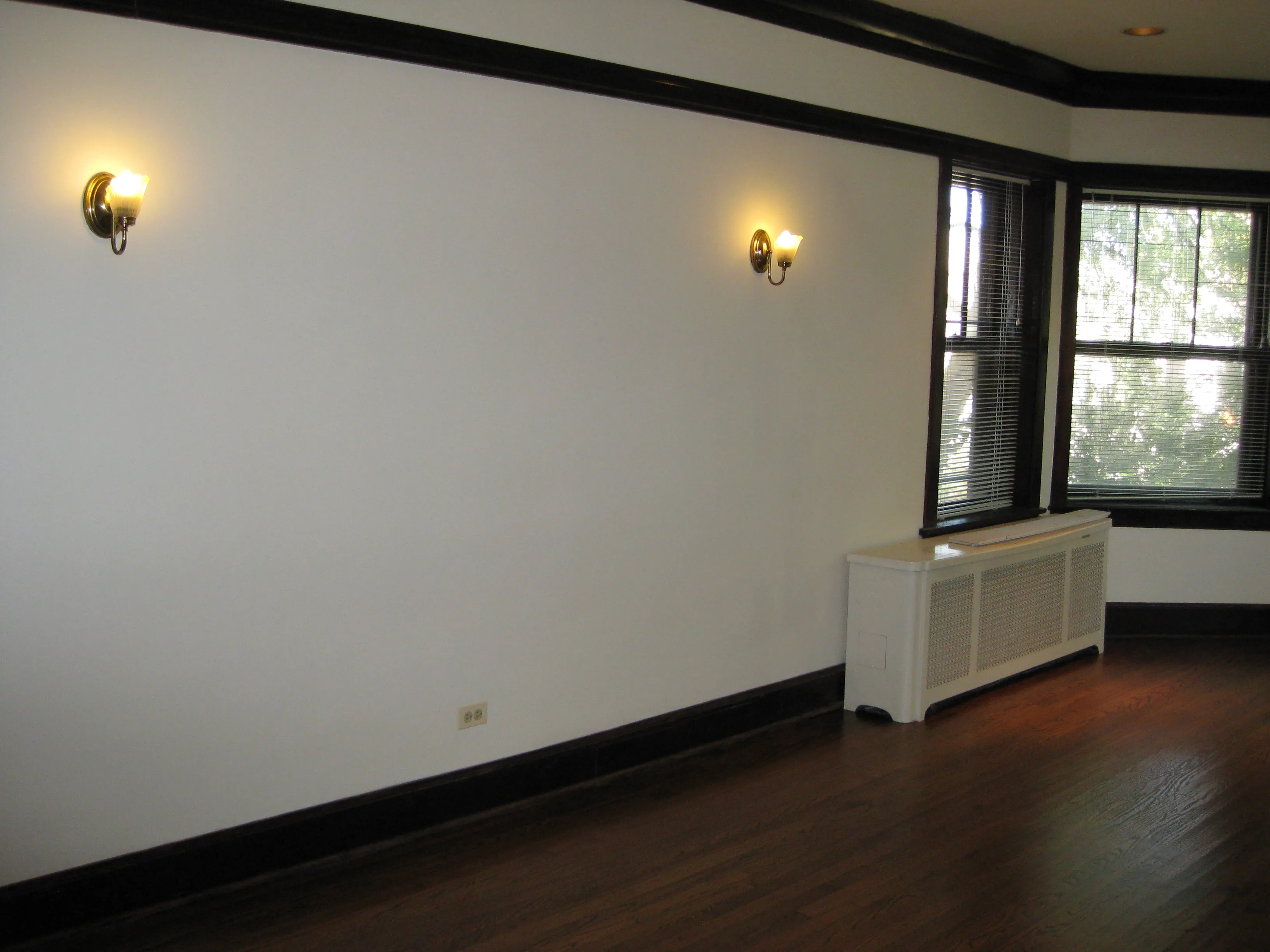 Wall opposite fireplace in Living Room