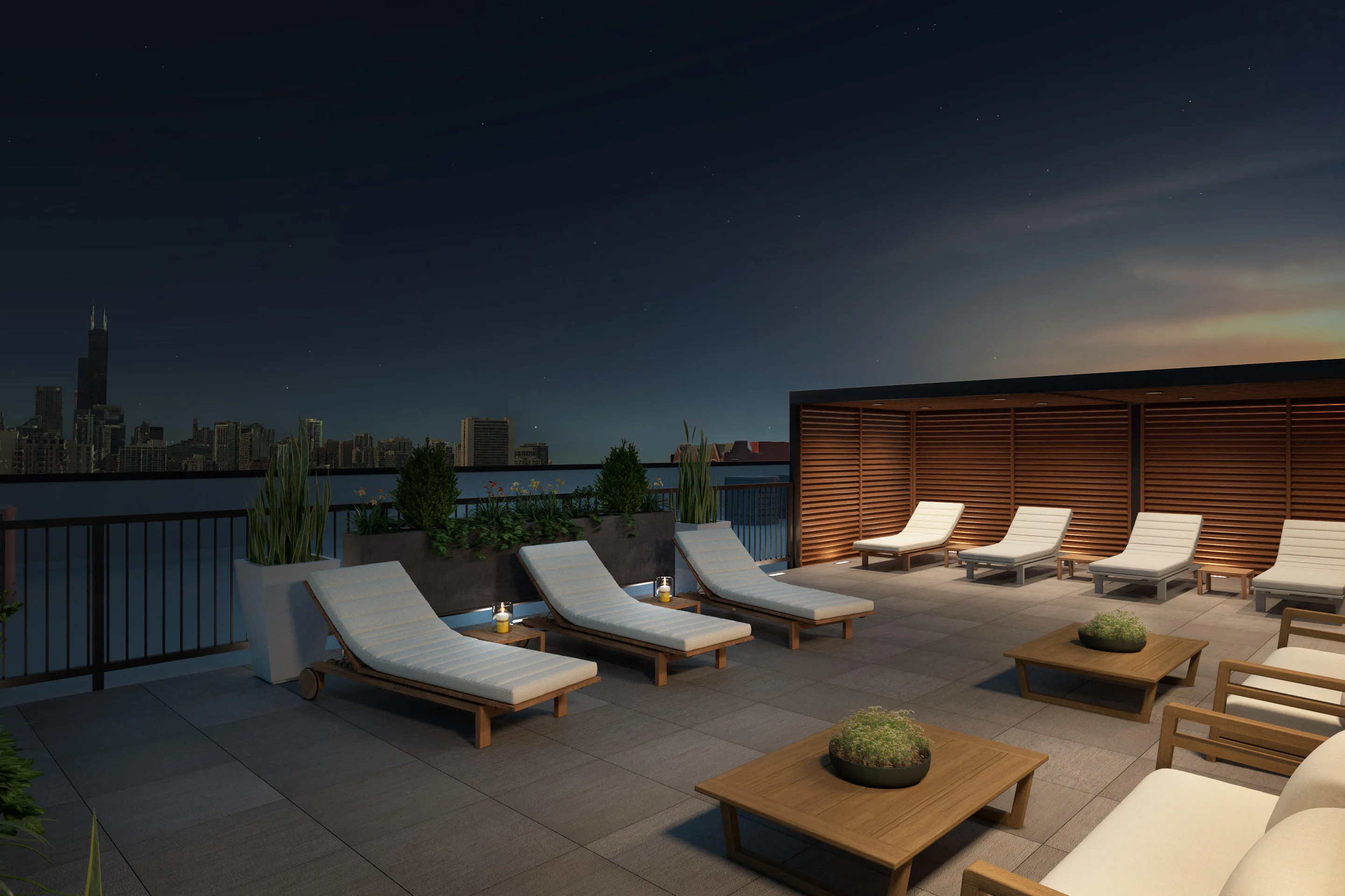 Rooftop Grilling Area