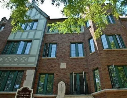 Tudor style apartment building at 7010 S. Cregier Ave in Chicago, IL