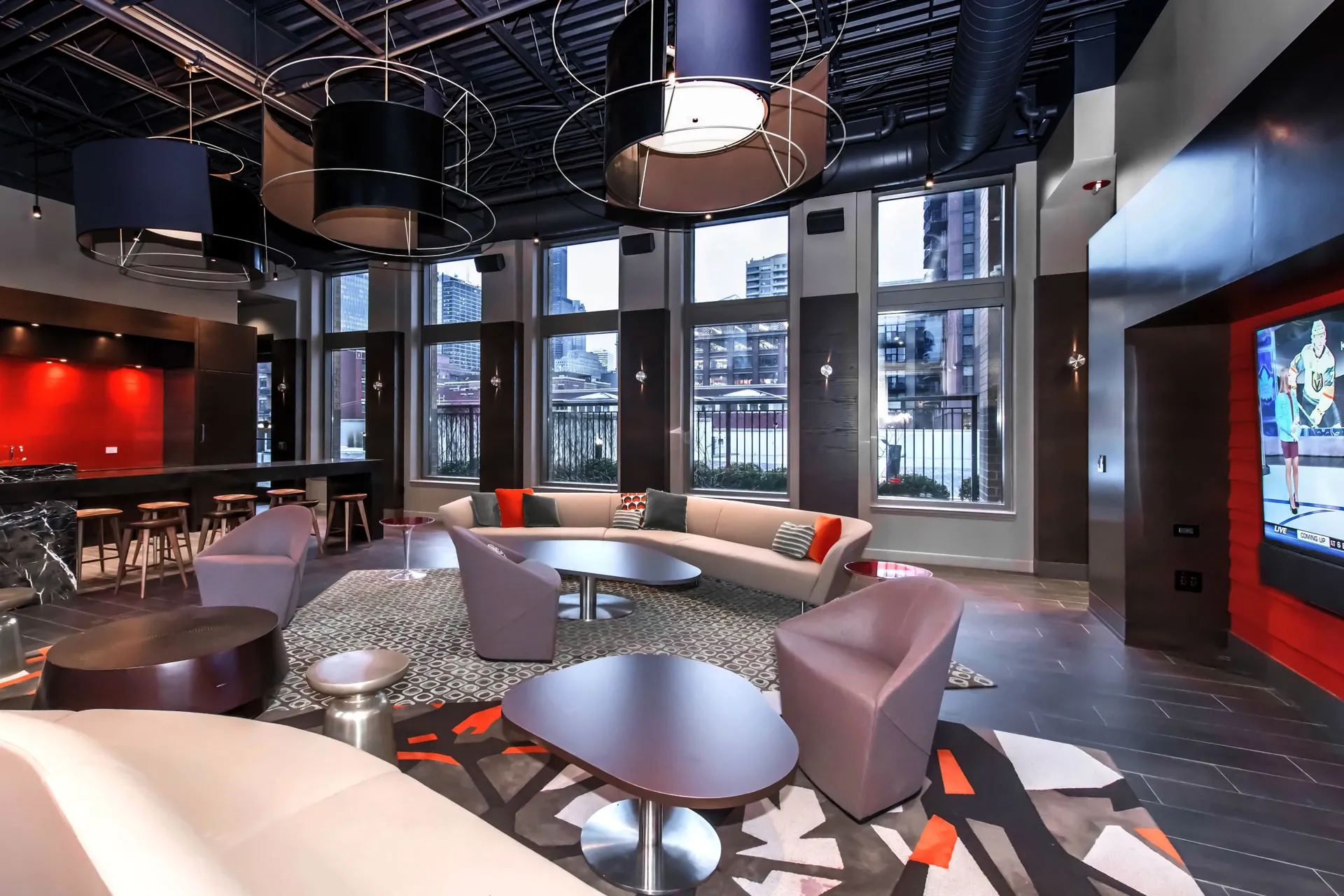 Spacious Resident Lounge