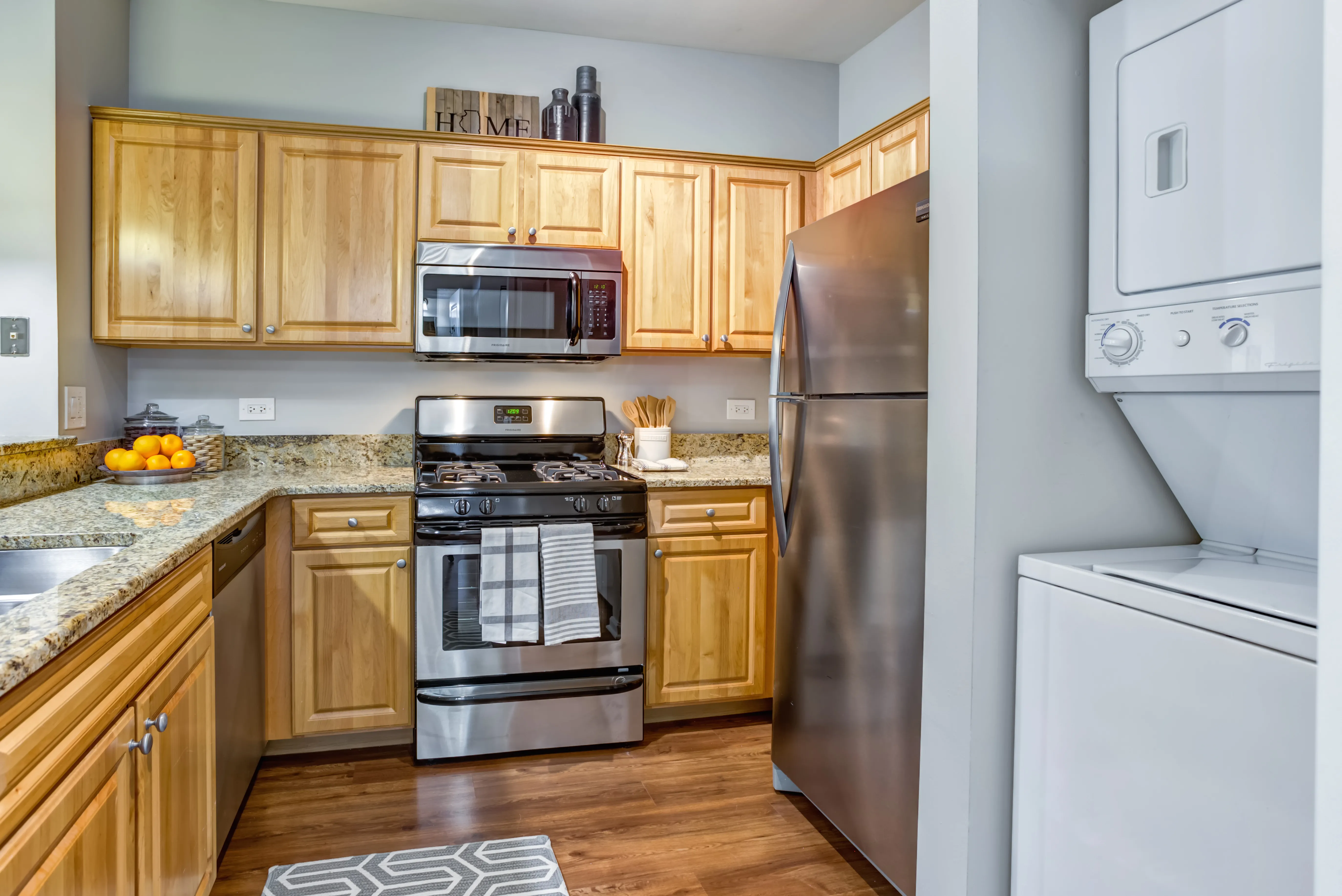 kitchen at Reserve at Evanston Apartments