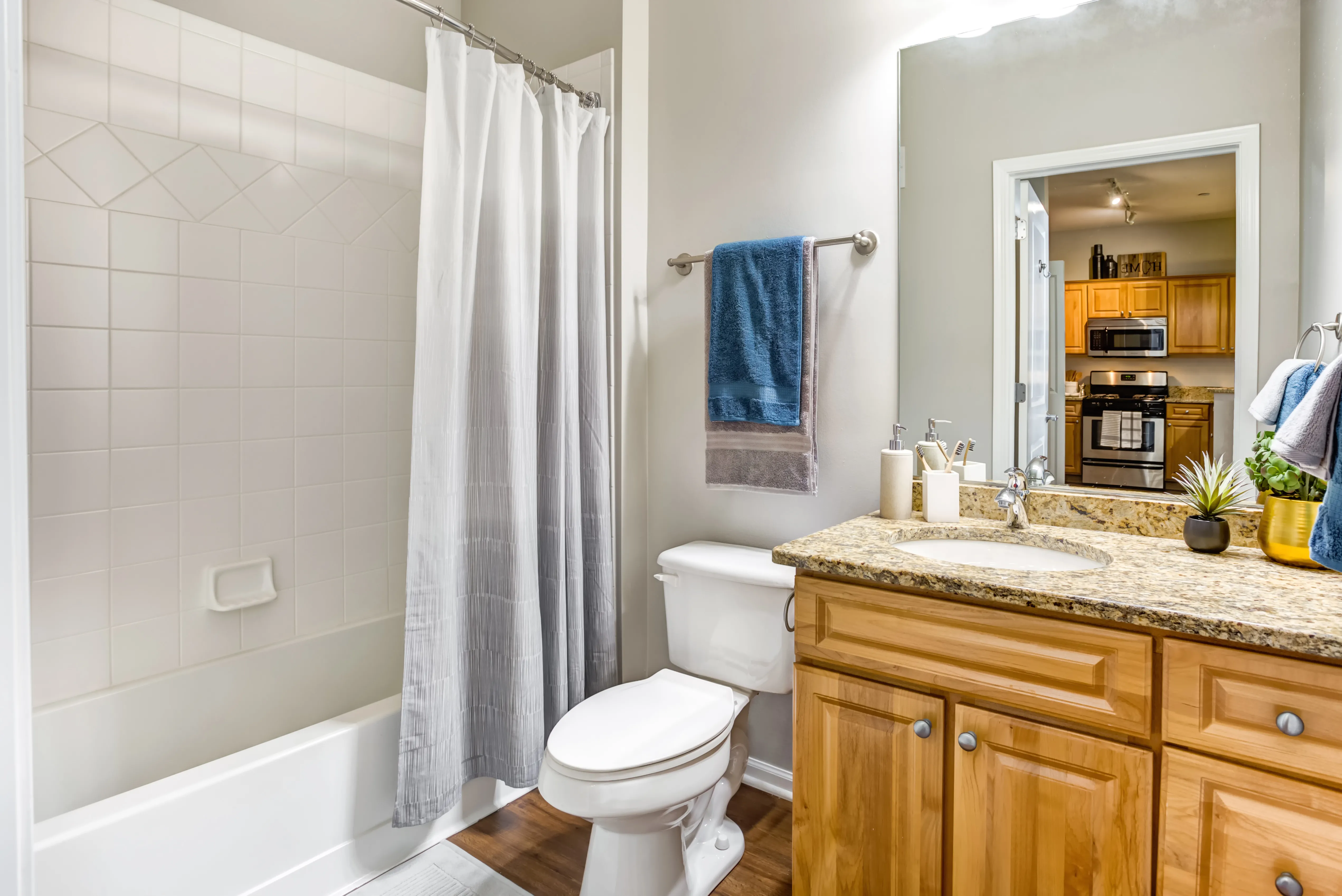 bathroom at Reserve at Evanston Apartments