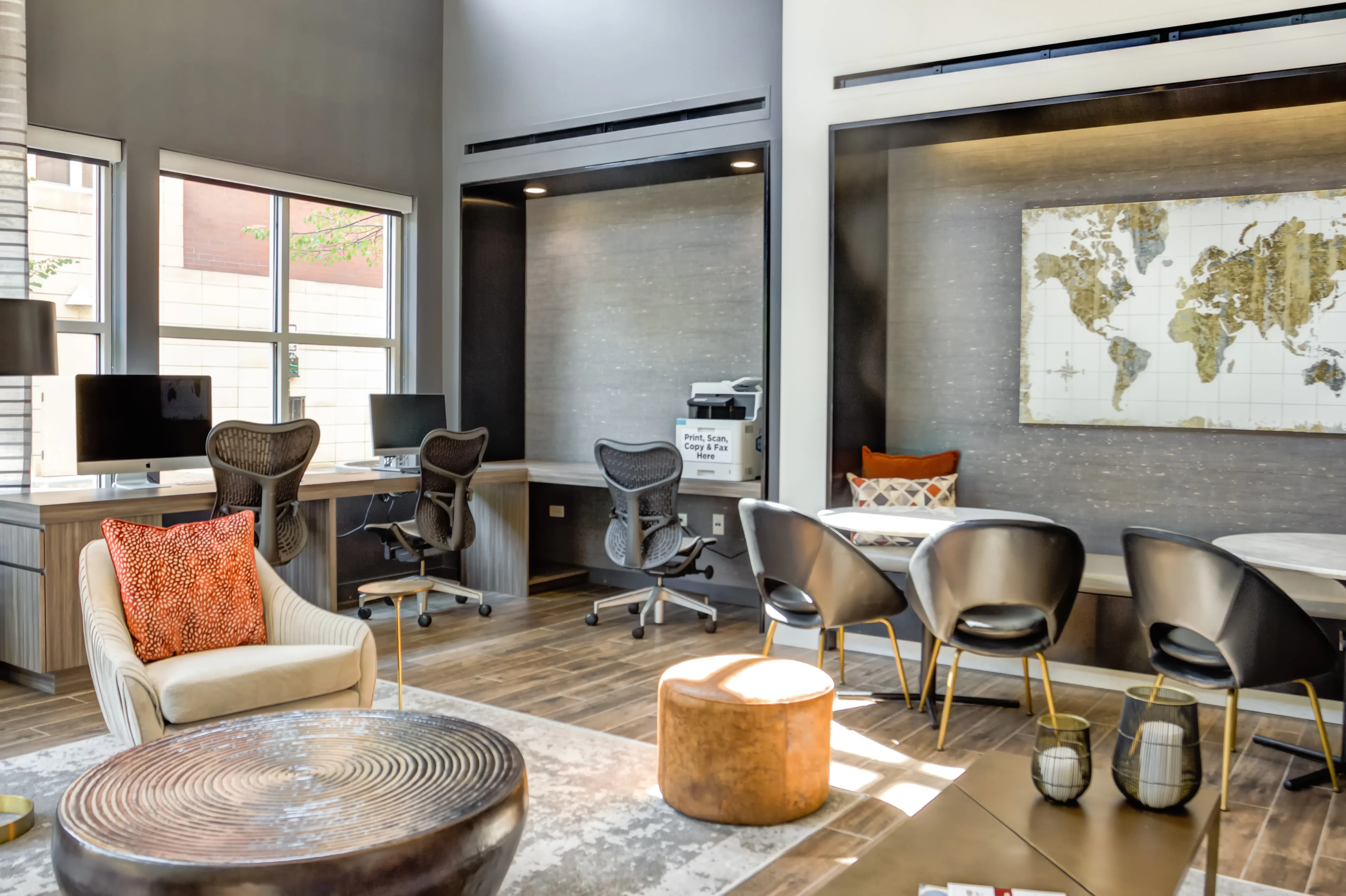 party room at Reserve at Evanston Apartments