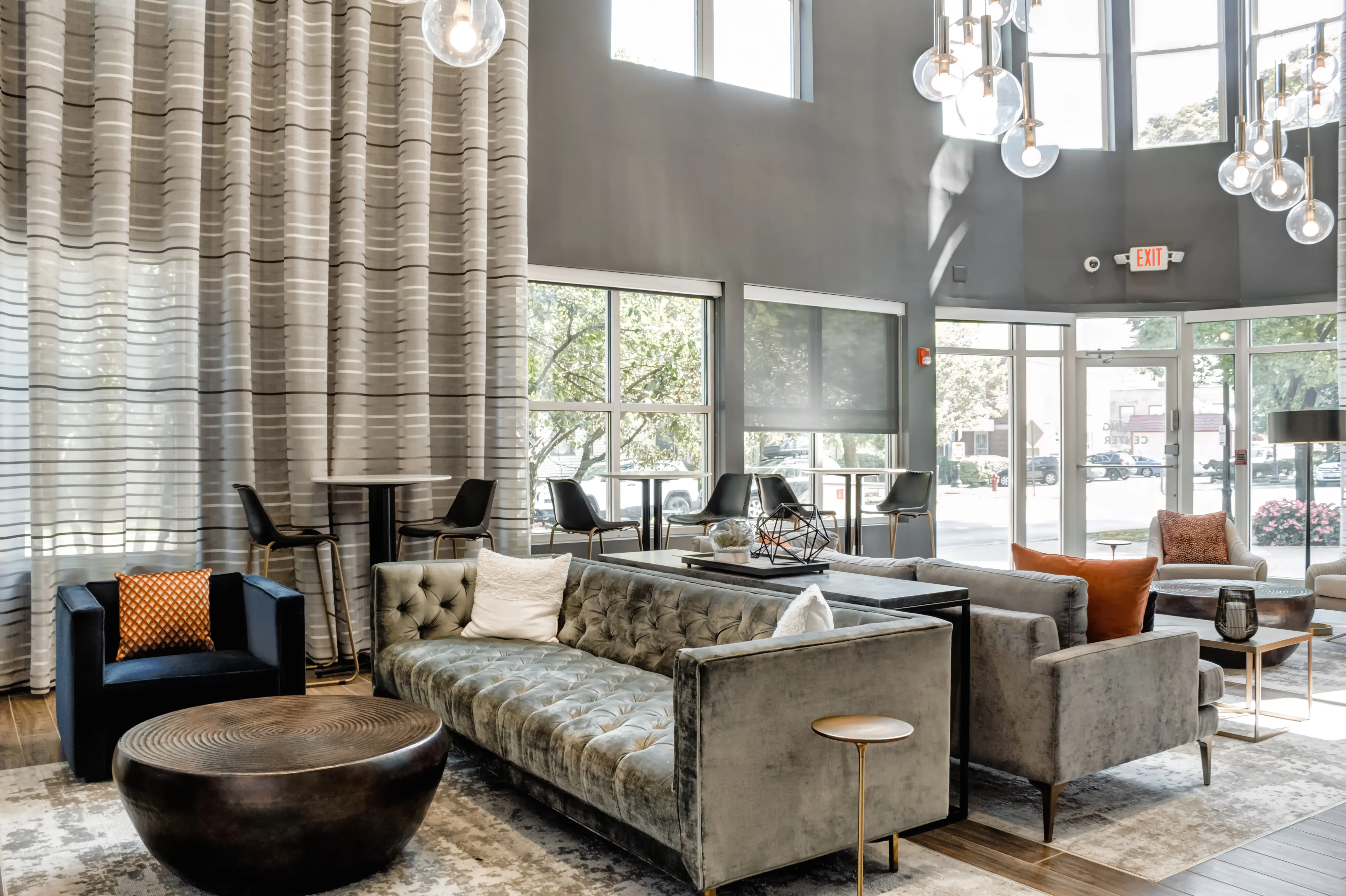 lobby at Reserve at Evanston Apartments