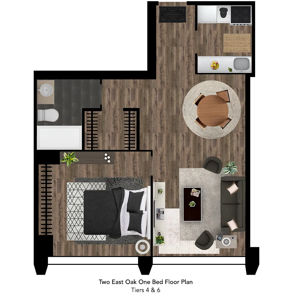 Two East Oak Apartments