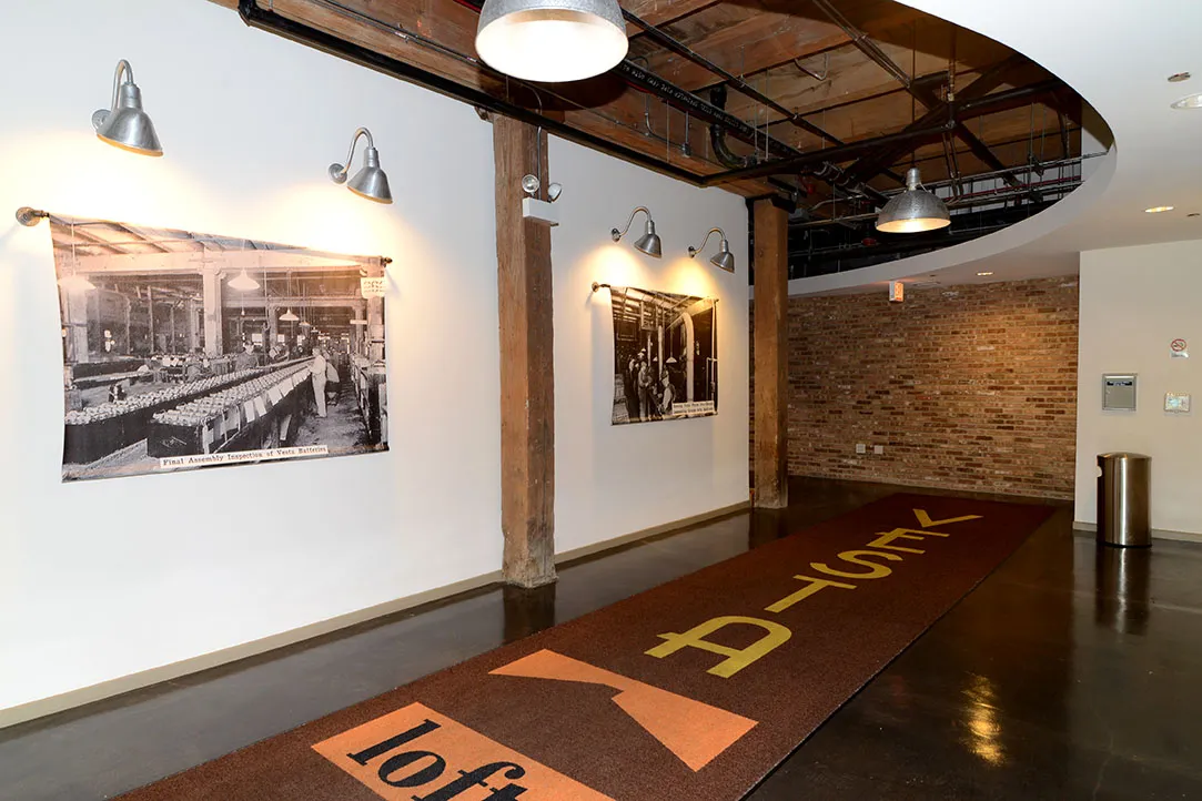 corner view of the historic Vesta Lofts in the south loop of chicago